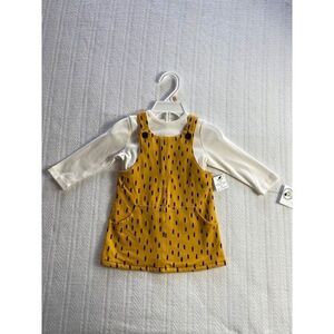 Focus Kids Size 18M 2-PC Cheetah Dress Set